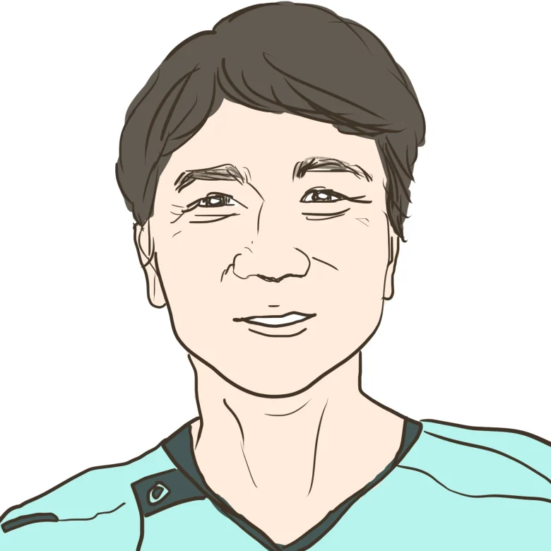 茶木先生顔イラスト