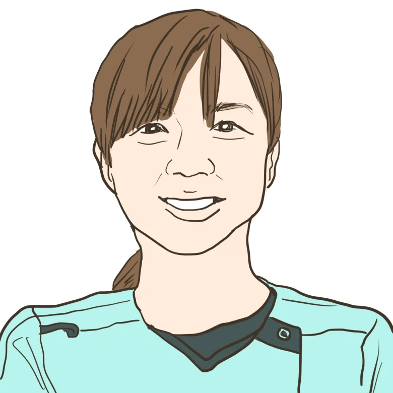 青木先生顔イラスト